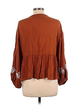 American Eagle Outfitters Long Sleeve Blouse (view 2)