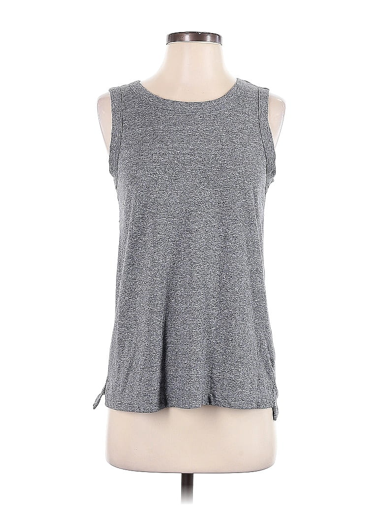 Pre-owned Current Elliott Sleeveless T-shirt In Gray