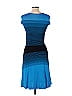 Ohne Titel Graphic Stripes Color Block Blue Casual Dress Size L - photo 2