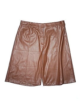 Avec Les Filles Faux Leather Shorts (view 1)