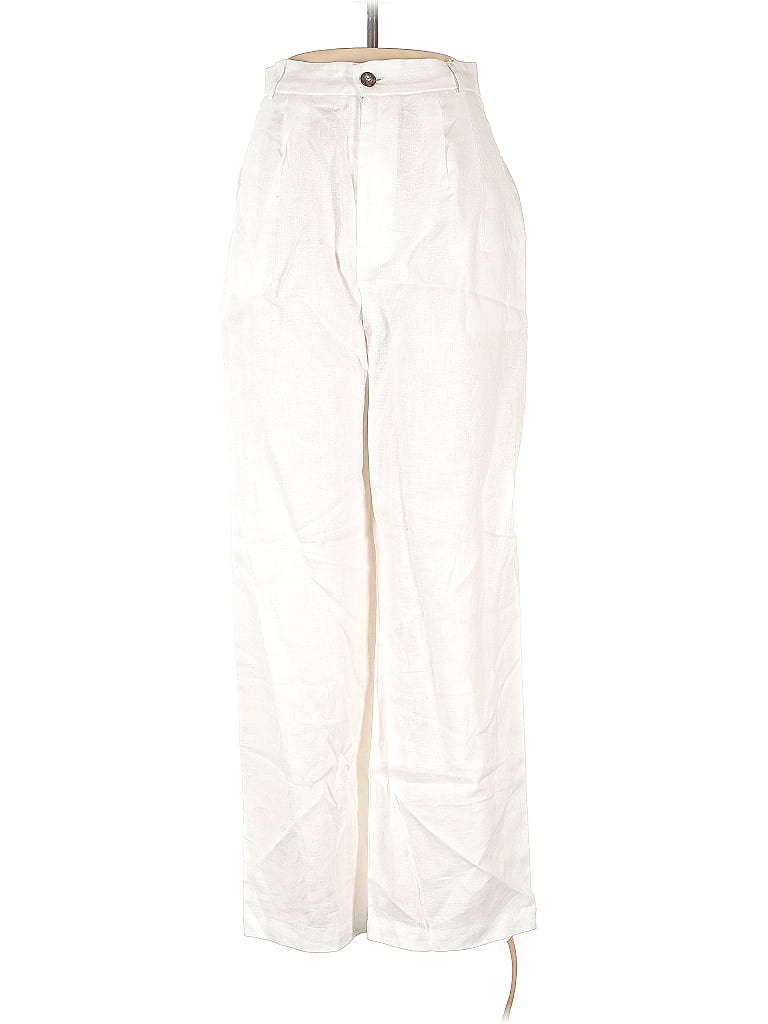 Reformation 100% Linen Ivory Linen Pants Size 6 (Petite) - photo 1