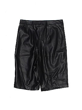Express x Olivia Culpo Faux Leather Shorts (view 2)