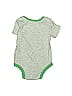 Disney Baby Acid Wash Print Green Short Sleeve Onesie Size 6-9 mo - photo 2