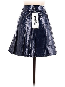 AMYLYNN Faux Leather Skirt (view 2)