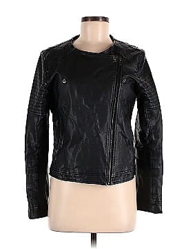 Kendall & Kylie Faux Leather Jacket (view 1)
