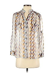 Diane Von Furstenberg Long Sleeve Silk Top