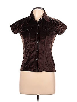 One Step Short Sleeve Blouse (view 1)