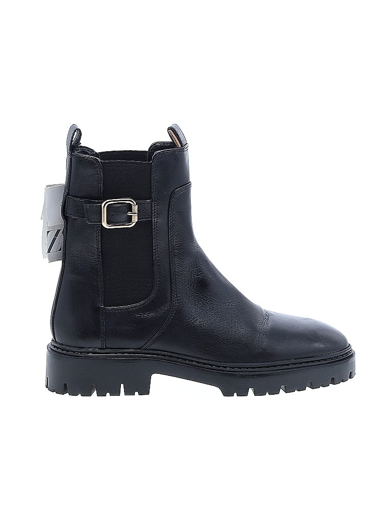 Zara Black Ankle Boots Size 39 (EU) - photo 1