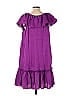 Out of Office by Trina Turk 100% Linen Purple Casual Dress Size L - photo 2