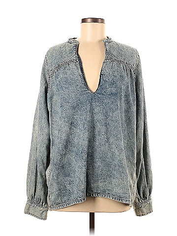 Ganni Long Sleeve Blouse (view 1)