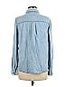 Doe & Rae 100% Tencel Blue Long Sleeve Button-Down Shirt Size M - photo 2