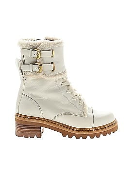 See By Chloé Leather Mallory Combat Boots (view 1)