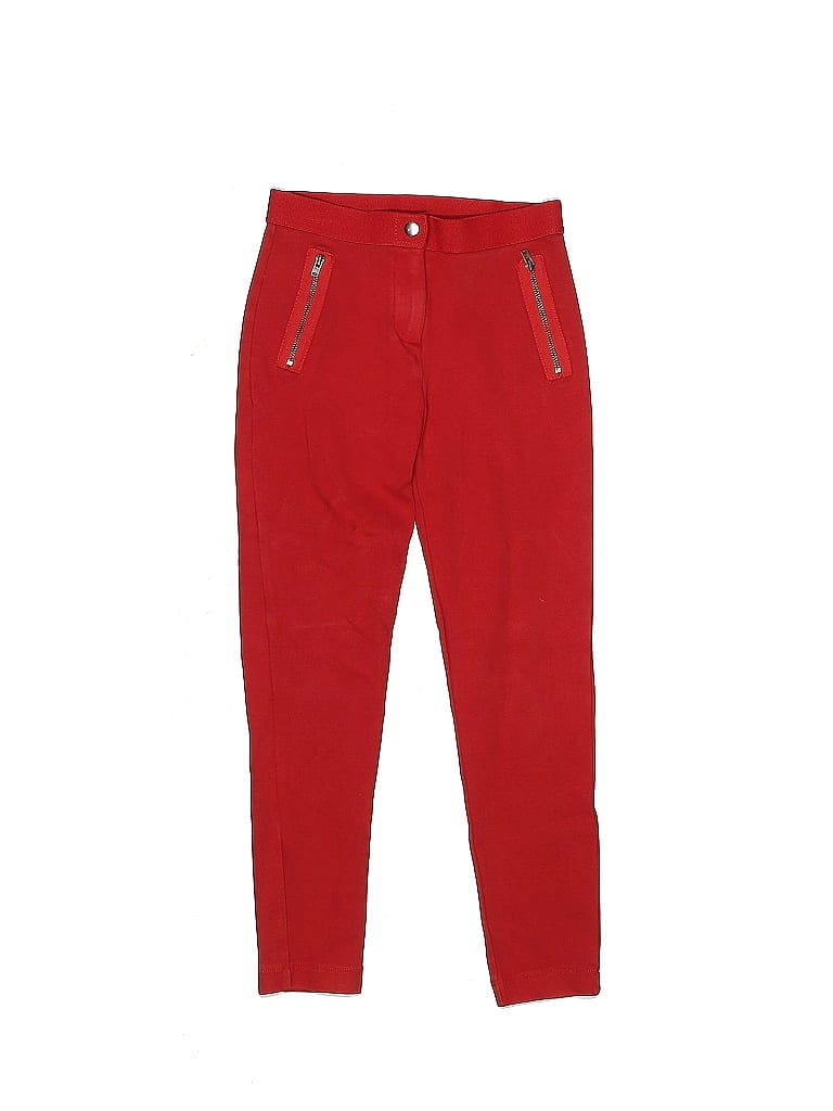Crewcuts 100% Baumwolle Solid Red Casual Pants Size 8 - photo 1