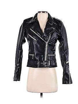 Straight to Hell Faux Leather Jacket (view 1)