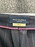 Piazza Sempione Stripes Black Dress Pants Size EU (IT) 46 / US 10 - photo 3
