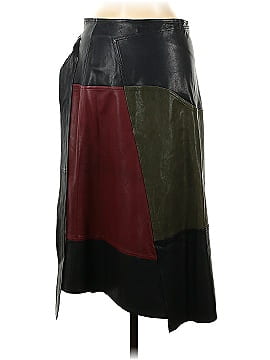 Cedric Charlier Faux Leather Skirt (view 2)