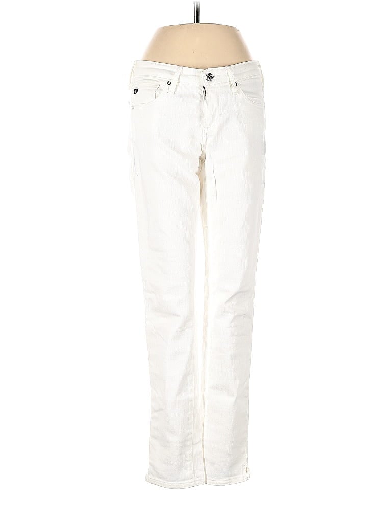 Pre-owned Adriano Goldschmied Jeans In White