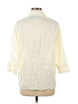 Glamour 3/4 Sleeve Button-Down Shirt (view 2)