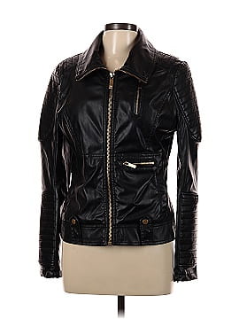 True Love Faux Leather Jacket (view 1)