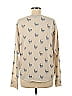 Skull Cashmere 100% Cashmere Print Ivory Cashmere Pullover Sweater Size M - photo 2