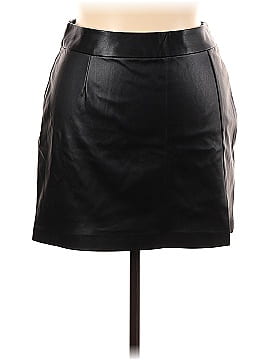The Drop Faux Leather Skirt (view 1)