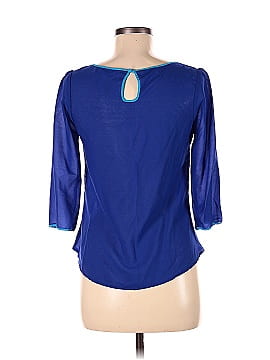 Criss Cross 3/4 Sleeve Blouse (view 2)