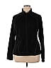 Athleta 100% Polyester Black Track Jacket Size XL - photo 1