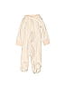 Carter's 100% Cotton Jacquard Solid Ivory Long Sleeve Outfit Size 9 mo - photo 1