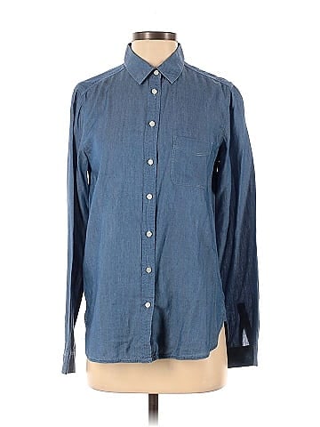 Ann Taylor LOFT Long Sleeve Button-Down Shirt (view 1)