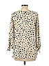 Papermoon 100% Polyester Polka Dots Ivory Long Sleeve Blouse Size L - photo 2