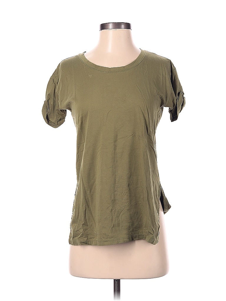 J.Crew Factory Store 100% Cotton Green Short Sleeve T-Shirt Size XS - photo 1
