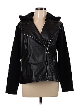 Joie Faux Leather Jacket (view 1)