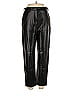French Connection 100% Viscose Black Leather Pants Size 8 - photo 1