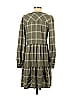 Ann Taylor LOFT Grid Plaid Gray Casual Dress Size S (Tall) - photo 2
