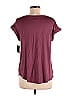 Fortune + Ivy 100% Polyester Burgundy Short Sleeve Blouse Size M - photo 2