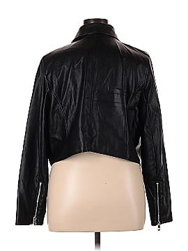 ELOQUII Leather Jacket (view 2)