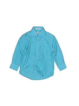 Silver Long Sleeve Button-Down Shirt (view 1)