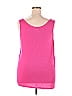 Terra & Sky Pink Sleeveless T-Shirt Size 3X (Plus) - photo 2