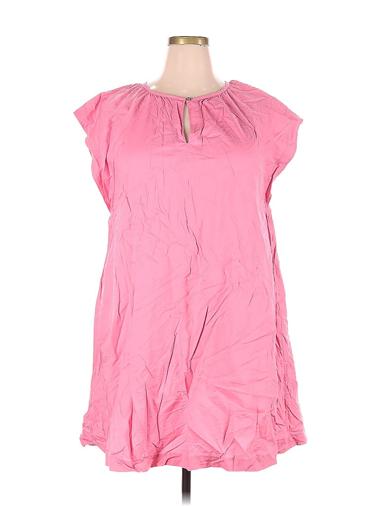 Ann Taylor LOFT Pink Casual Dress Size XXL - photo 1