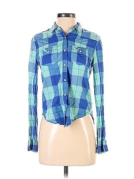 !It Jeans Long Sleeve Button-Down Shirt (view 1)