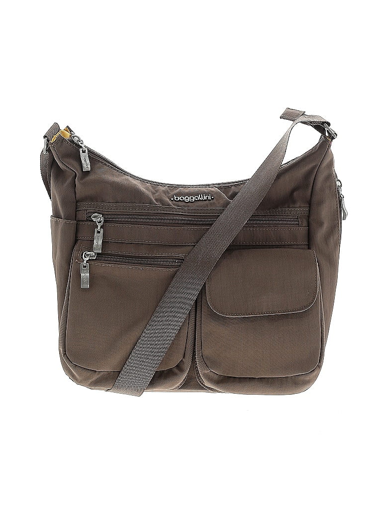 Baggallini 100% Nylon Brown Crossbody Bag One Size - photo 1