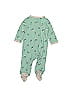 Carter's 100% Cotton Green Short Sleeve Outfit Size 6 mo - photo 2