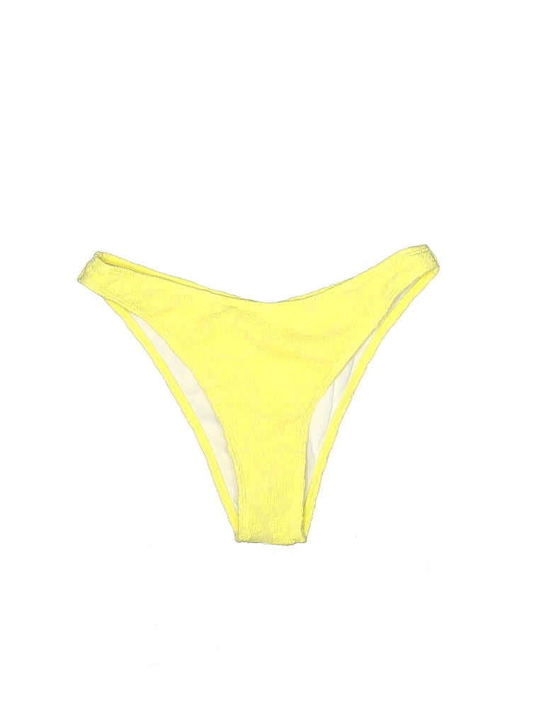 Pre-owned Shein Swimsuit Bottoms In Yellow