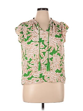 Rose + Olive Short Sleeve Blouse (view 1)