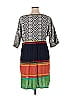 uncle frank 100% Cotton Fair Isle Batik Graphic Aztec Or Tribal Print Gray Casual Dress Size XL - photo 2