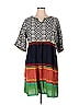 uncle frank 100% Cotton Fair Isle Batik Graphic Aztec Or Tribal Print Gray Casual Dress Size XL - photo 1