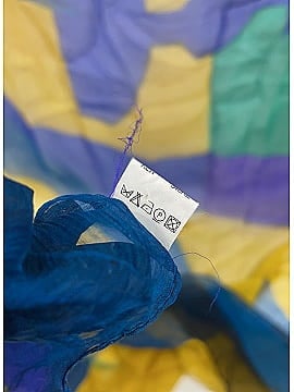 Yves Saint Laurent Rive Gauche Vintage Silk Georgette Scarf (view 2)