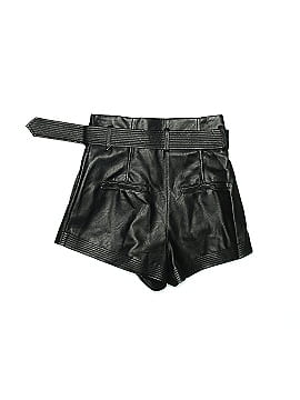 Topshop Leather Shorts (view 2)