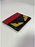 Fendi 100% Leather Burgundy Leather Monster Card Holder  One Size - photo 7
