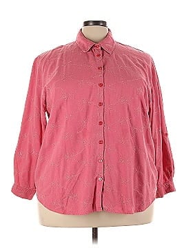 Napa Valley 3/4 Sleeve Button-Down Shirt (view 1)